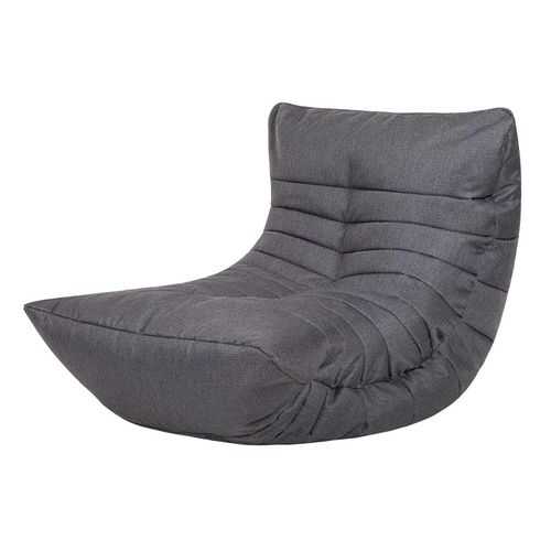 Кресло бескаркасное Папа Пуф Cocoon Chair Grafite, размер L, рогожка, темно-серый в ИКЕА